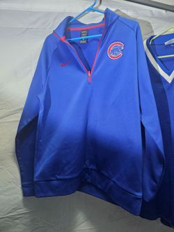 Medium Cubs Dri Fit Zip. Up  Pull over
