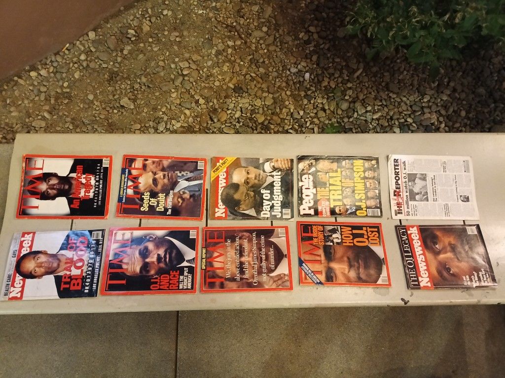 O J SIMPSON MAGAZINE COLLECTION 