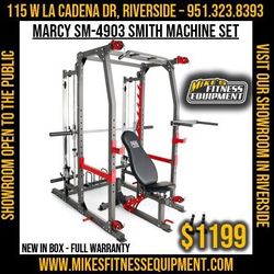 Smith Machine Home Gym Squat Rack Cable System 