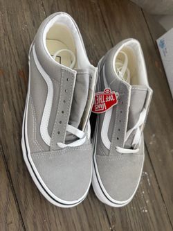 Light Gray Old Skool Vans