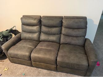 Recliner sofa and love seat matching set