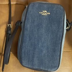 Denim Coach Crossbody