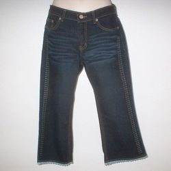 Women's Stretch Western Style Mini Flare Pusher Jeans By BLN~Size-29~With Tag

