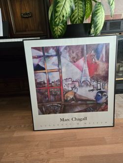 Marc Chagall Paris Framed print vintage