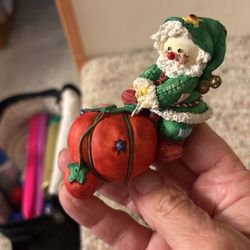 Sewing Elf On Pin Cushion 