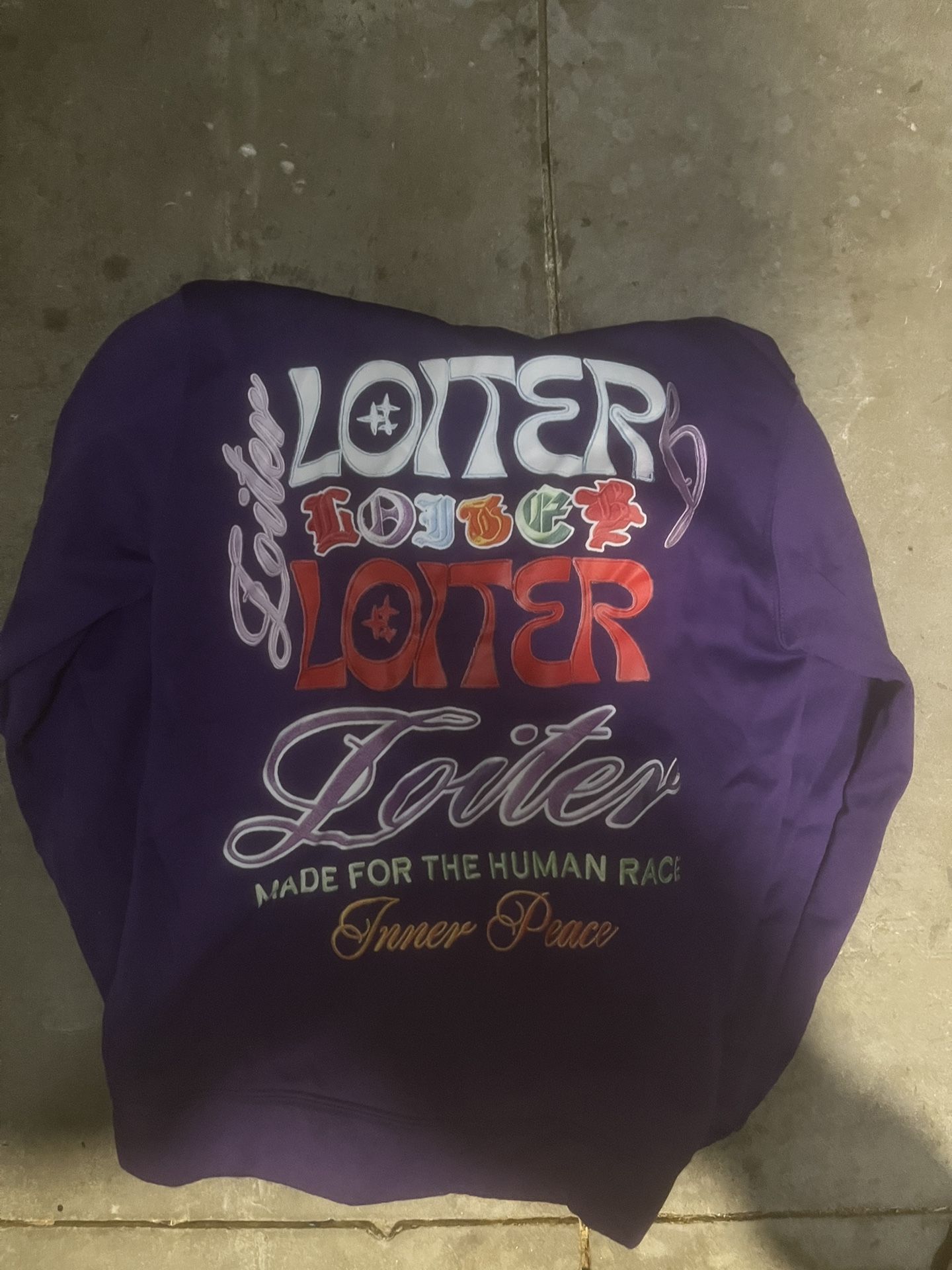 Loiter Hoodie Size XL