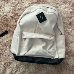Beige Backpack 