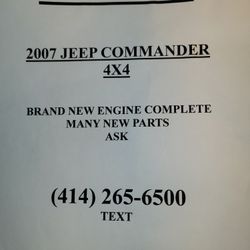 2007 Jeep Commander