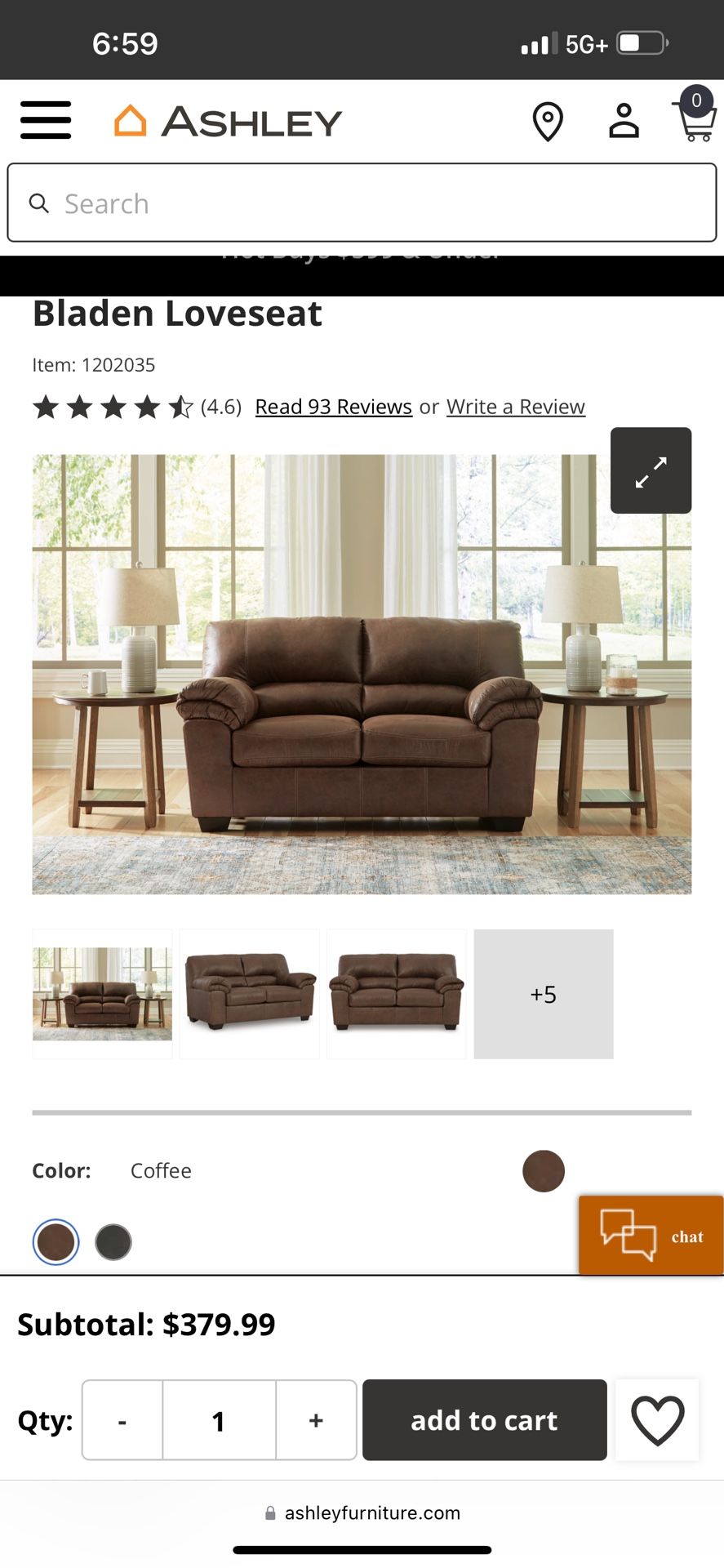 New Loveseat