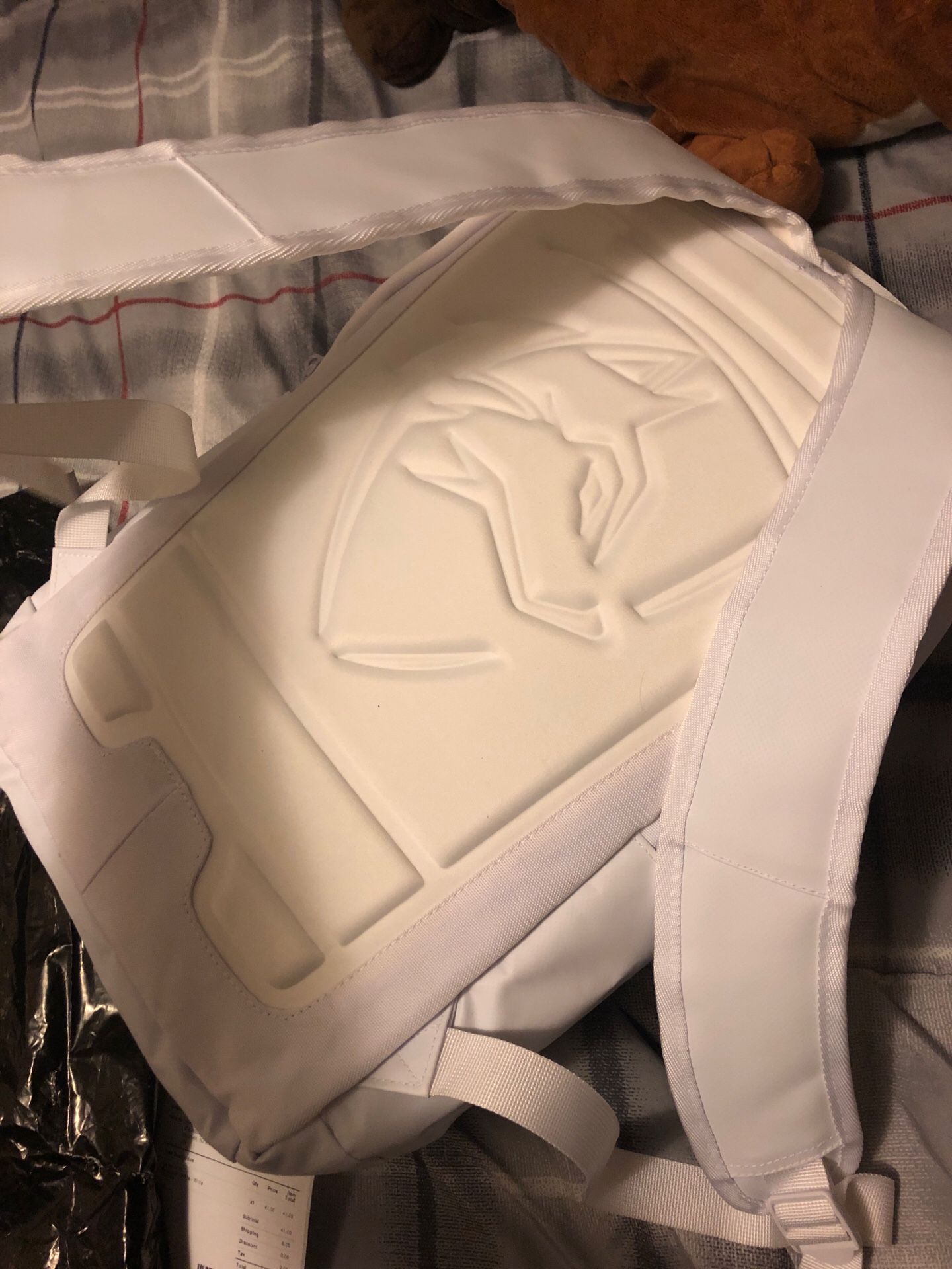 Alphalete white outlet backpack