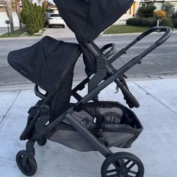 Uppababy Vista V2 Black Double Stroller 