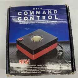 Wico Command Control Arcade Trackball Atari Commodore Vic-20 Brand New 72-4545