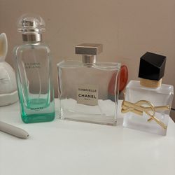 Hermes Chanel YSL Perfume Bottle