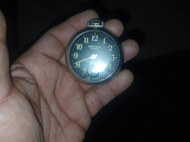 Westclox Scotty Mechanical Watch Works Great .