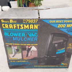 Craftsman Leaf Blower And Mulcher 