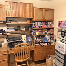 Built-in Wall Desk Unit