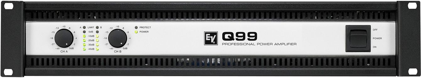 EV-Q99 Amplifier 2- Channel 1250 WPC @2 Pms