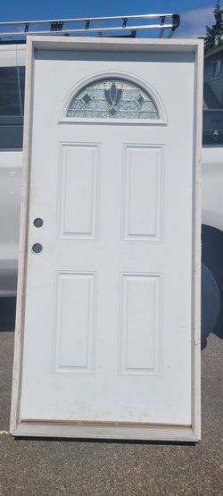 Steel exterior door
