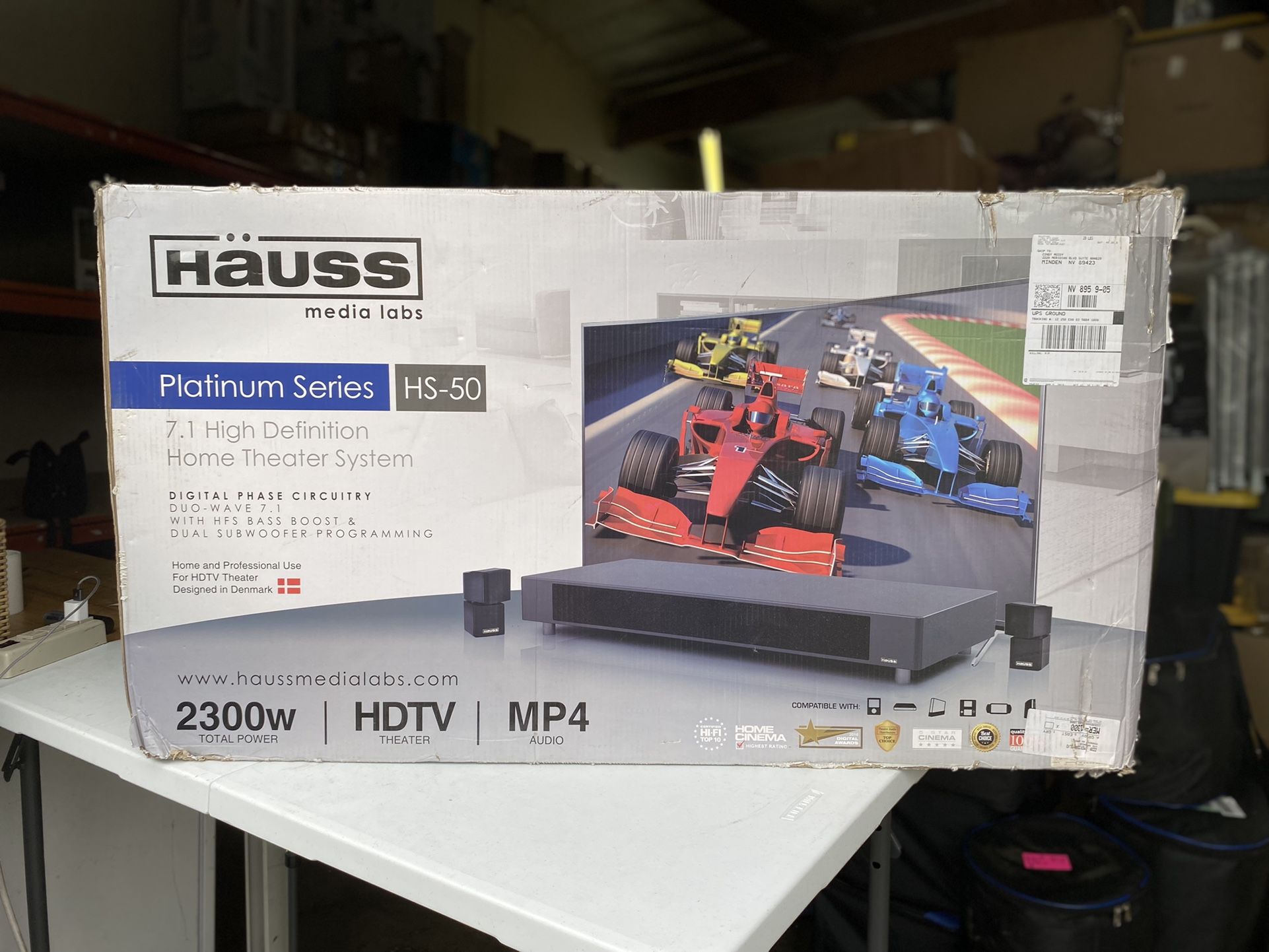 Hauss Platinum Series HS50 7.1 High Definition Home Style Theatre System