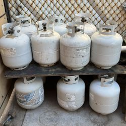 So many Different Empty Propane Tanks Available For Sale A Few Left