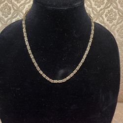 10kt Byzantine Chain 20in