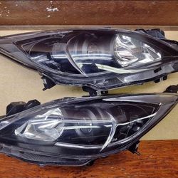 10-13 MAZDA 3 Projector Headlights/Front Lights/Faros/Luces Delanteras