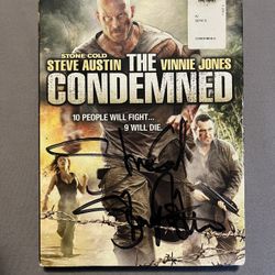 Condemned SIGNED By Stone Cold DVD