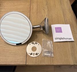 FREE Simplehuman 8" Round Wall Mount Sensor Makeup Mirror
