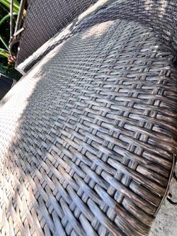 Outdoor patio chair & ottoman