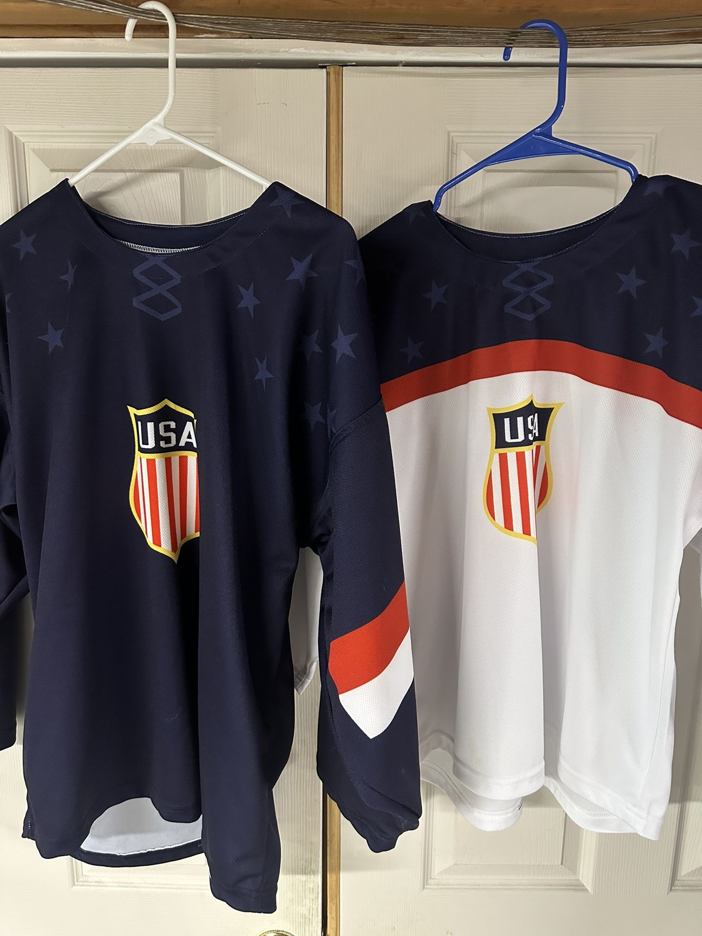 2 USA Hockey Jerseys