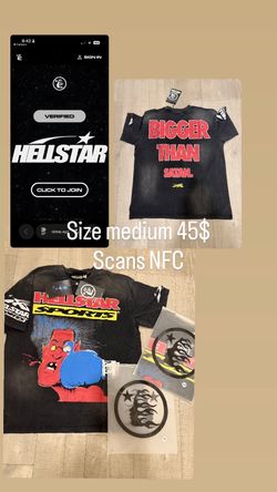 Hellstar tee size medium