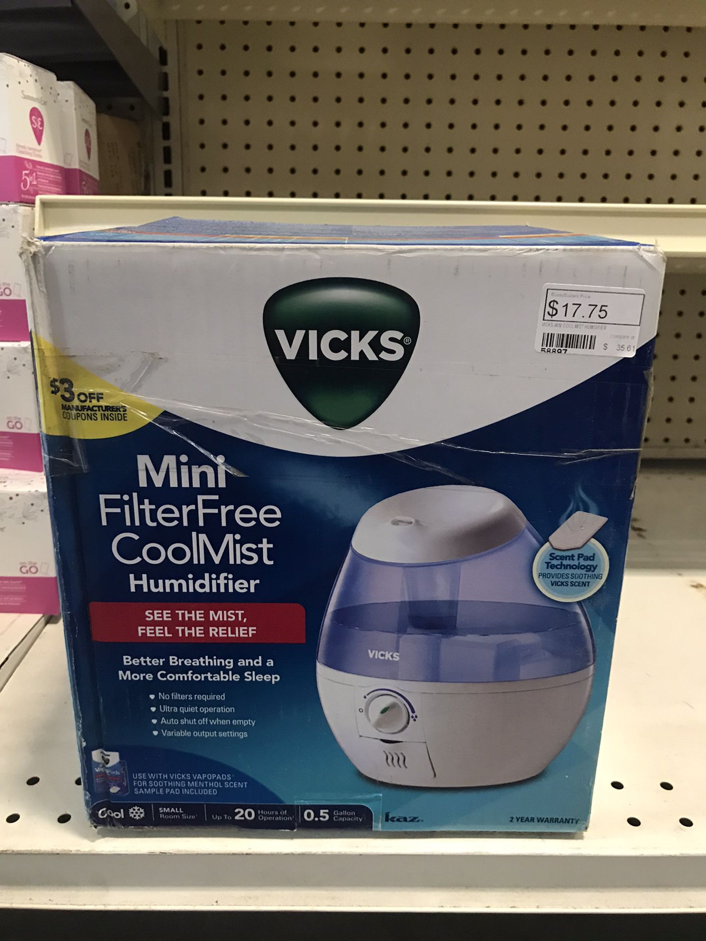 Vick’s Mini Cool Mist Humidifier
