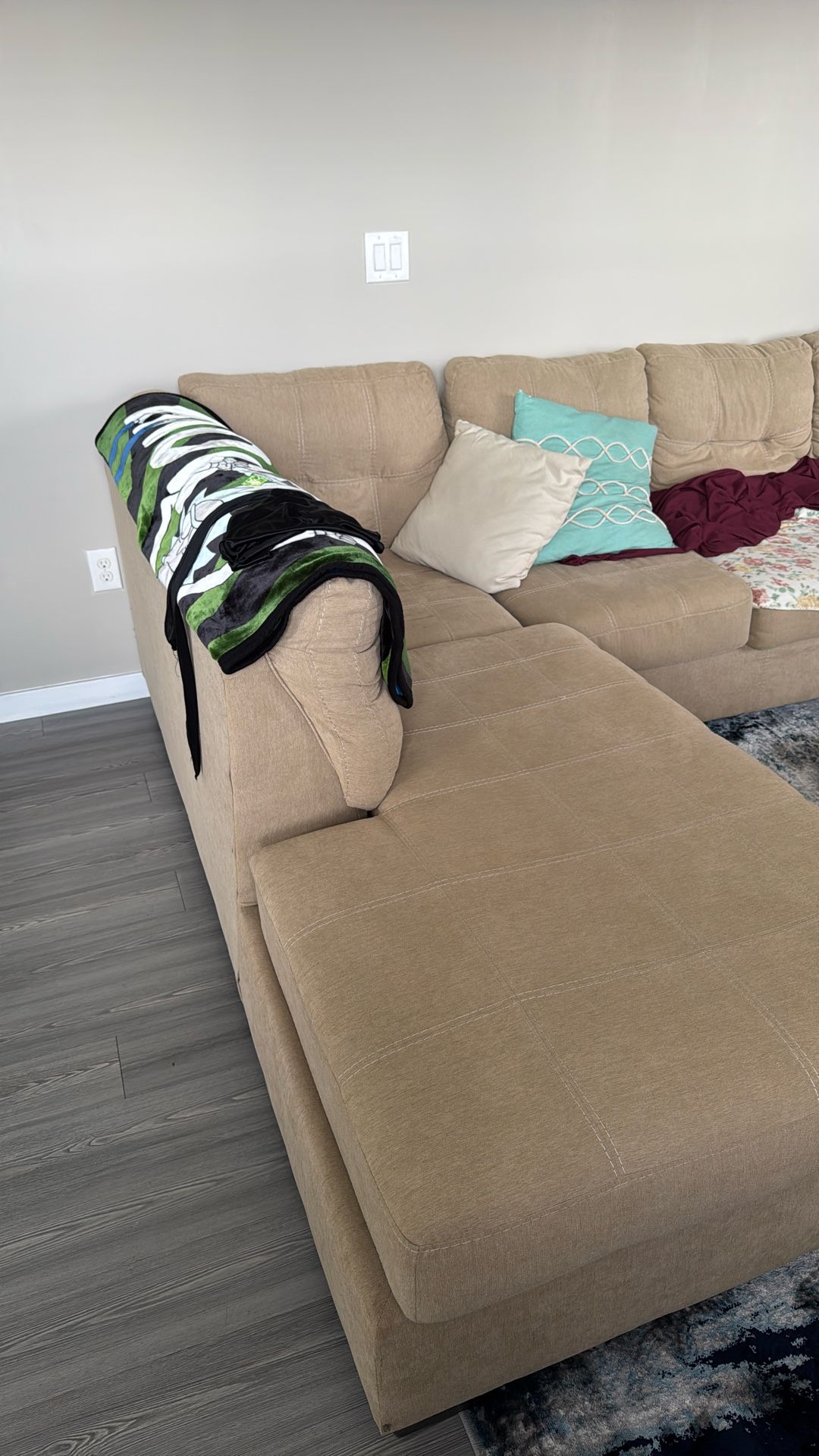Sectional Beige Couch