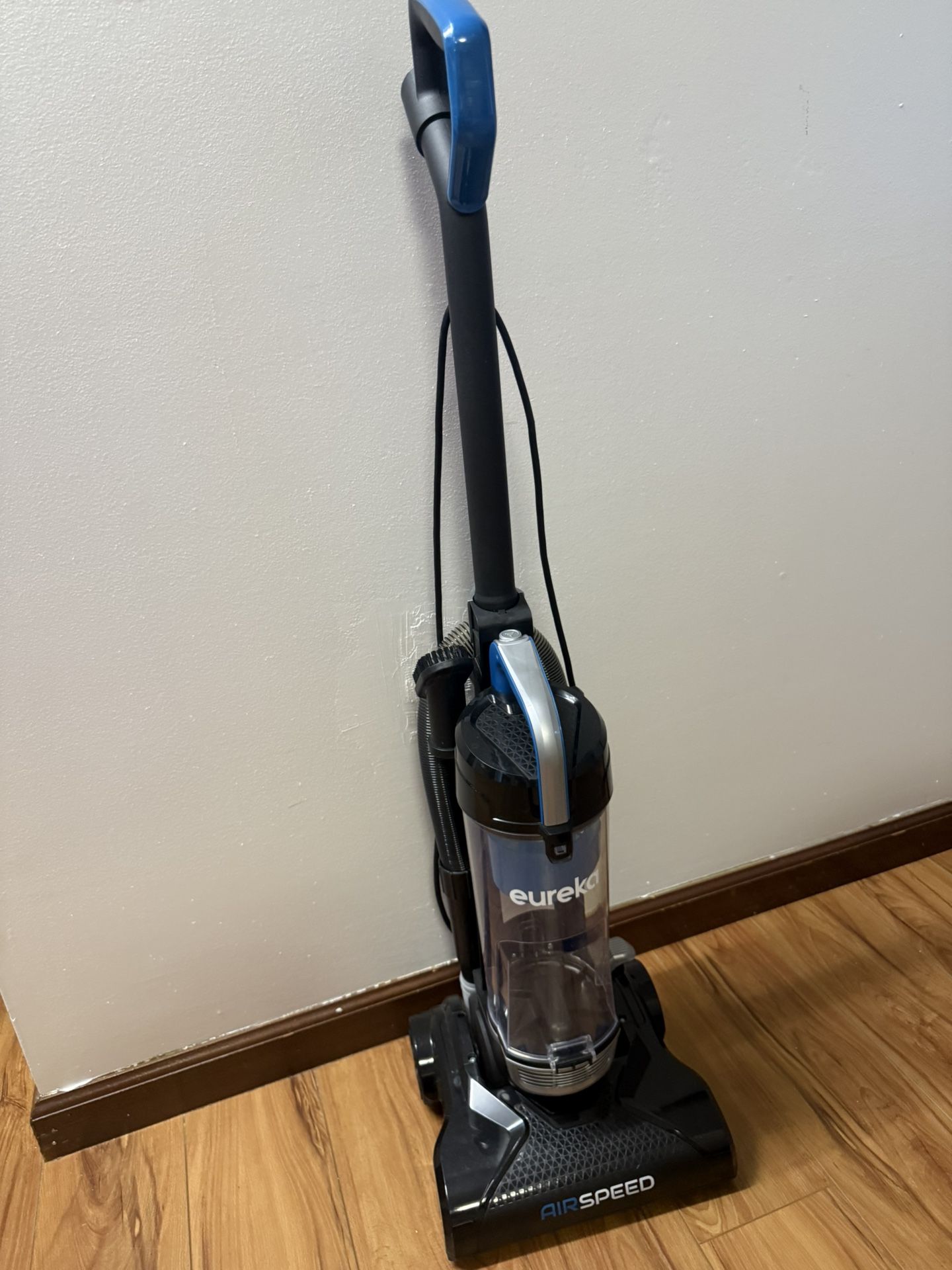 Eureka PowerSpeed Bagless Lightweight Powerful Upright Vacuum Cleaner for Carpet and Hard Floor, Blue