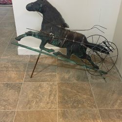 Horse And Carriage Wind Vane 