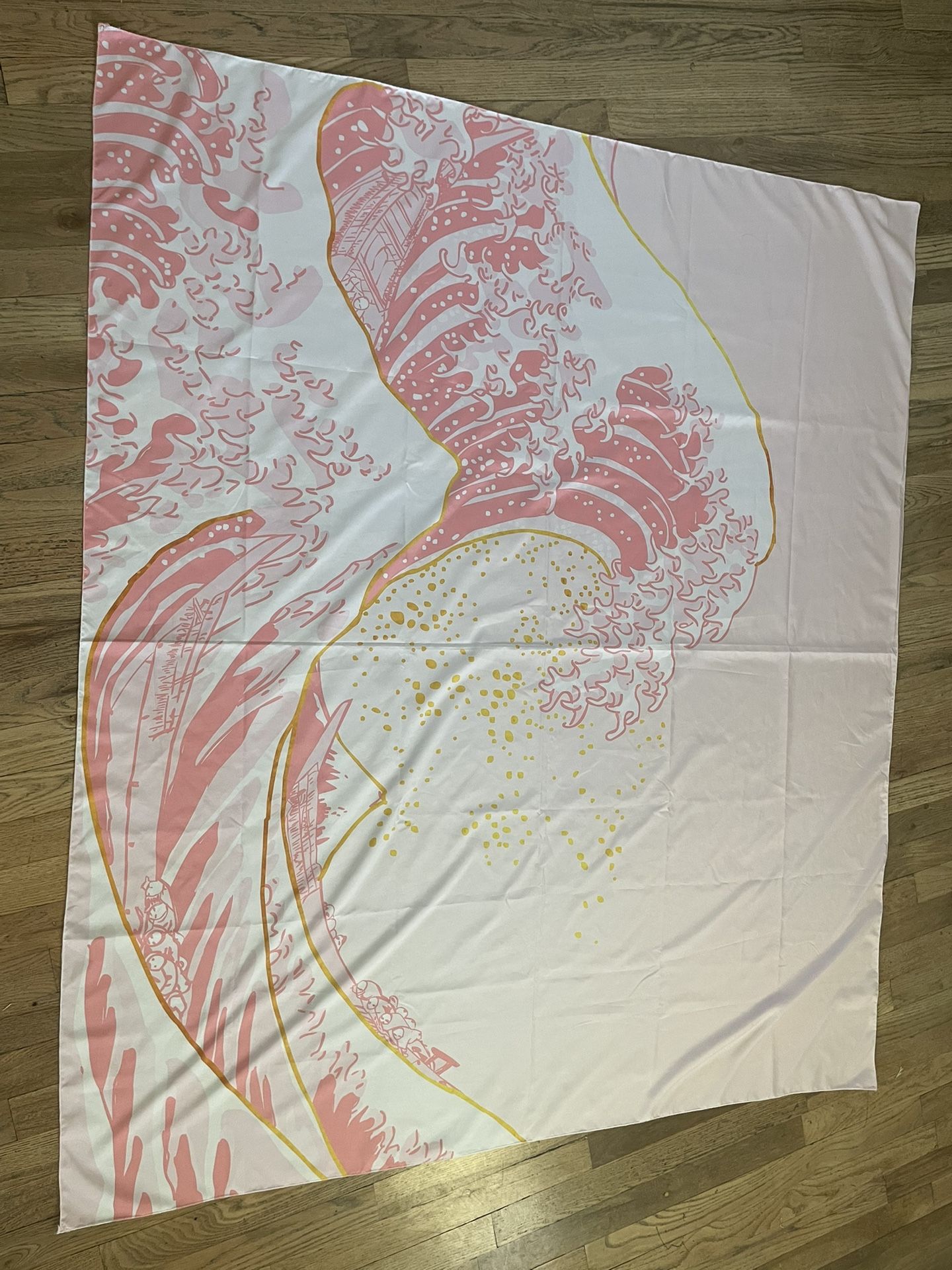 Pink Wave Tapestry
