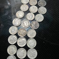 30 Silver Dimes 