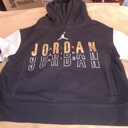 Girls Size Medium,  Jordan Hooded Sweatshirt 