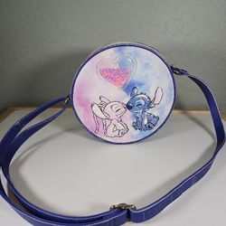 Her Universe Disney Stitch & Angel w/ Confetti Heart Valentine Day Crossbody Bag