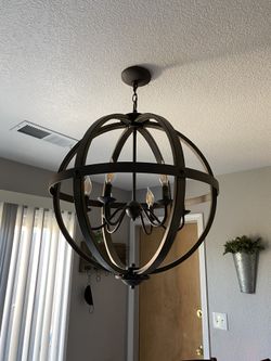 Orb Rustic Chandelier
