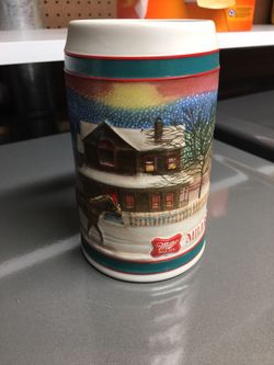 Miller High Life Holiday Collectors Stein