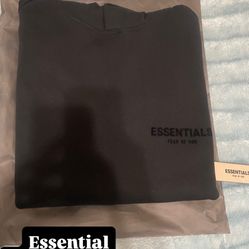 Black Essential Hoodie