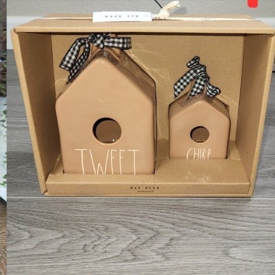 Rae Dunn Bird House's Garden Home Decorating