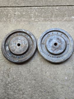50lb York Standard 1inch Weight Plates