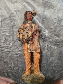 Native American Man Statue
