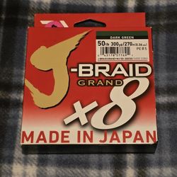 Dark Green Jbraid Fishing Line