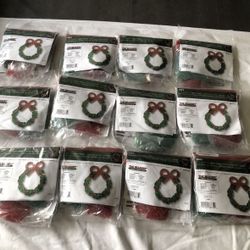 The Beadery Craft Lot Of 12 Wreath Ornament Kits - NEW