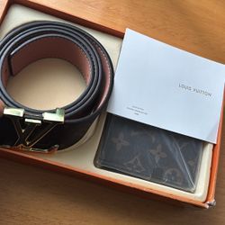 Belt and wallet 