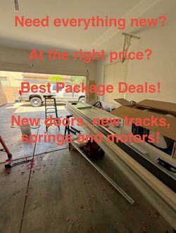 Garage doors openers springs etc