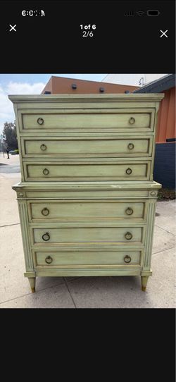 Vintage solid wood well made Beautiful Dresser